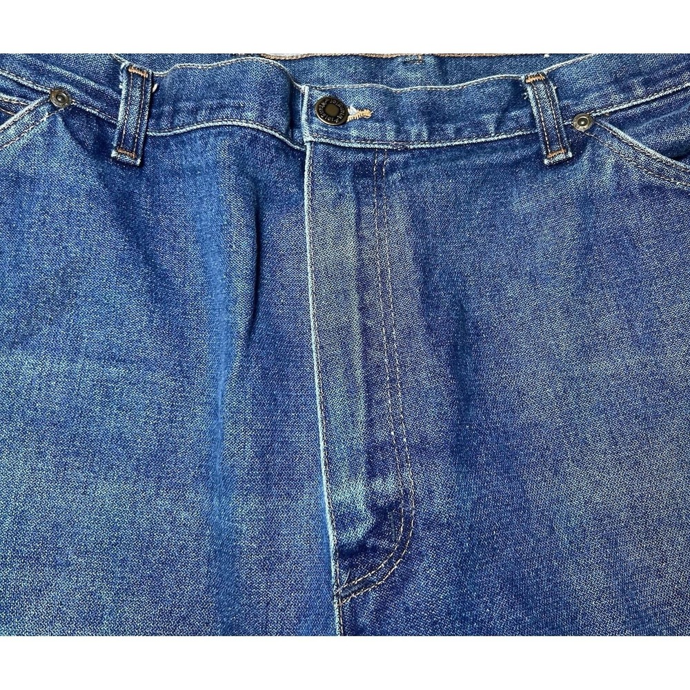 Vintage Wrangler Womens Size 20 Misses Full Fit Jeans Made in USA Blue Denim - Picture 12 of 16